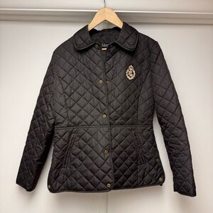 Lauren Ralph Lauren Black Quilted Jacket Women’s size small